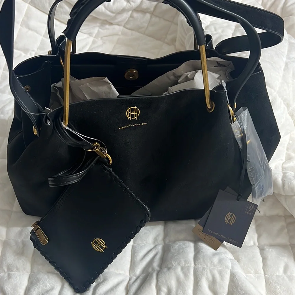 House of Harlow 1960 Luxe Satchel - Picture 2 of 15